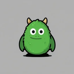 monster plant icon logo design
