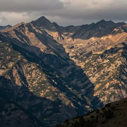 lakeside mountains, by wes anderson