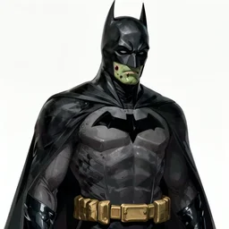Batman as a zombie, trending on artstation, ultra detailed, 8k, character illustration by Greg Rutkowski, Thomas Kinkade.