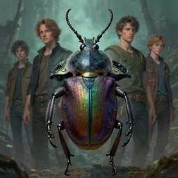 portrait of the wizard beetle dreamer wearing reef breastplate by artgerm and Craig Mullins, James Jean, Andrey Ryabovichev, Mark Simonetti and Peter Morbacher 16k