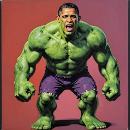 Obama Hulk by Beeple with almost no Andy Warhol influence