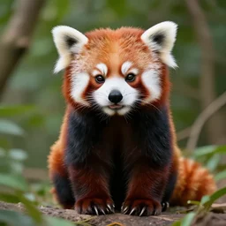 anthropomorphic red panda