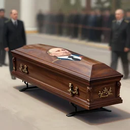 putin funeral, death, coffin, portrait, highly detailed, full body, digital painting, trending on artstation, concept art, sharp focus, illustration, art by artgerm and greg rutkowski and magali villeneuve