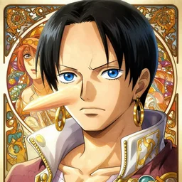 highly detailed vfx portrait of nico robin by eiichiro oda!, makoto shinkai, alphonse mucha, sharp focus, art by artgerm and greg rutkowski!, harsh overhead sunlight, blue eyes!!, large aquiline nose!!, stanley kybric, kaoru mori, intricately detailed,