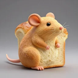 ( ( ( bread ) ) ) sculpture of a rat!!!!!!!!!!, food photography, studio lighting, delicious