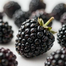 black strawberries, black!!, food photography, bokeh, f 2. 8, high quality