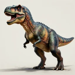 han solo exposed to radiation and became dinosaur. realism art, high detailed, fine art, trending on artstation, smooth draw, sharp focus.