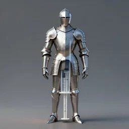 a suit of armor shaped like a medical syringe needle, concept art, 4k, trending on artstation