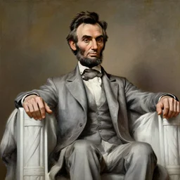 painting of abraham lincoln by victo ngai