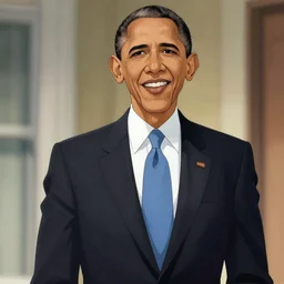 Obama as an Anime character
