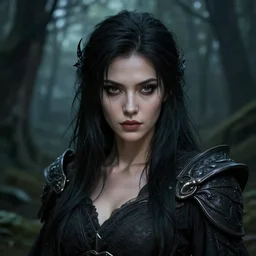 character concept art of a dark fantasy female pyromancer, key visual, realistic shaded perfect face, fine details, forest background, smooth, sharp focus, highly detailed, digital illustration, by stanley artgerm lau, wlop, rossdraws, james jean, andrei riabovitchev, marc simonetti, and sakimichan