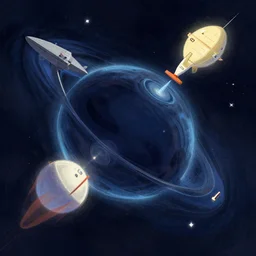 space, digital painting, illustration
