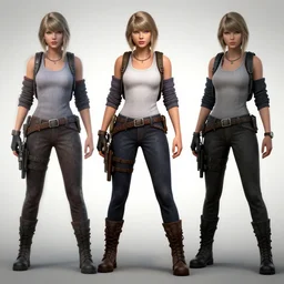 taylor swift in left 4 dead 2, character selection, concept art, 3D