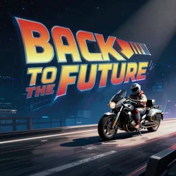 back to the future cyber punk style