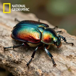 a closeup of a beautiful colorful beetle coleoptera by gustave boulanger, joaquin sorolla. high quality award - winning national geographic by clemens ascher, paul barson