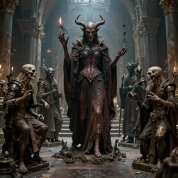 evil souls being mass - produced by renaissance artisans, advanced, fantastic reality, 8 k resolution