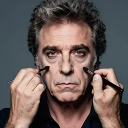 Mauricio Macri in Cat's movie, Makeup and prosthetics designed by Rick Baker, Hyperreal, Head Shots Photographed in the Style of Annie Leibovitz, Studio Lighting