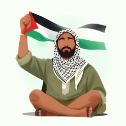 illustration of freedom for palestina