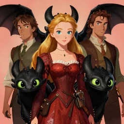 formal portrait of astrid from how to train your dragon. digital art by magali villeneuve, ross tran, and nasreddine dinet, vibrant color scheme, intricately detailed, in the style of romanticism. artstation, greg rutkowski