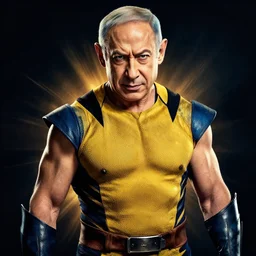 movie poster of benjamin netanyahu as wolverine, realistic, cinematic, dramatic studio lighting, dynamic light, movie poster