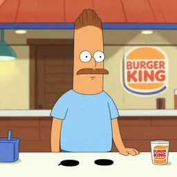 if bob belcher from tv show bob's burgers was real and worked at burger king