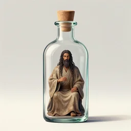 a god stuck in a bottle