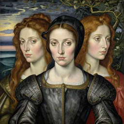 most beautiful portrait jeanne d'arc in the style of william blake, terese nielsen, detailed, intricate, beautiful faces, steve argyle, loss of sanity, silk brethren, keen dusk sea pastoral fantastic reality