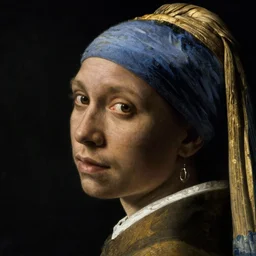 a man's face in profile, made of patina, in the style of the dutch masters and gregory crewdson, dark and moody