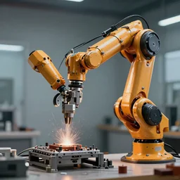 an high resolution photo of a robot arm making a masterpiece, hyper detailed, photography, realistic art, 8 k, unreal engine, cinematic