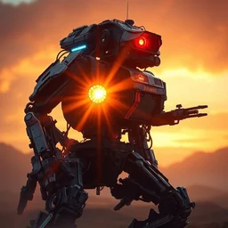 scrapper machine mecanical creature robot of horizon forbidden west horizon zero dawn radiating a glowing aura global illumination ray tracing hdr fanart arstation by ian pesty and alena aenami artworks in 4 k