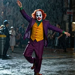 michael c hall dancing in the rain clown make up