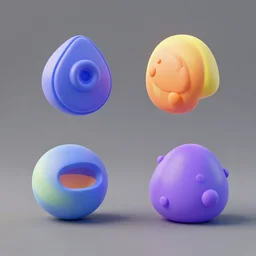 randomly generated 3 d objects