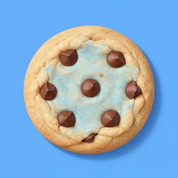 blue ( ( ( ( ( chocolate chip cookie ) ) ) ) )