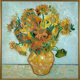 flower pot by van gogh