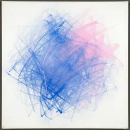 scratchy painting de kooning thin scribble on white canvas, blue and pink shift, martha jungwirth sketch, drawn by yves tanguy, oil on canvas, thick impasto