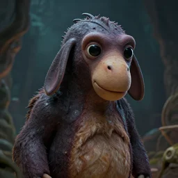 epic professional digital art of alien eeyore, atmospheric lighting, intricate detailed, by leesha hannigan, thierry doizon, ignacio fernandez rios, best on artstation, cgsociety, epic, stunning, gorgeous, much detail, much wow, masterpiece