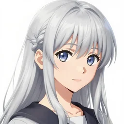 silver hair girl, multicam, portrait ilustration by Shinji Aramaki Yoji Shinkawa and Takehiko Inoue