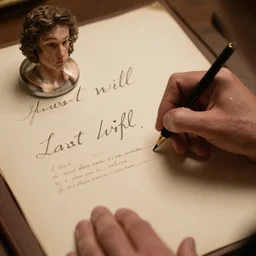 last will inscribed in life, by and Ross Tran and by Michael Whelan and by Correggio, by God, cinematic, establishing shot, 8k resolution