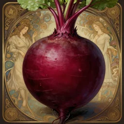 elon musk in the image of beetroot, with burgundy skin, deep focus, d & d, fantasy, intricate, elegant, highly detailed, digital painting, artstation, concept art, matte, sharp, illustration, art by artgerm and greg rutkowski and alphonse mucha