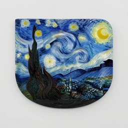 a black hole painted by van gogh
