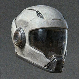 a futuristic post apocalypse helmet highly detailed, digital painting, concept art, smooth, sharp focus, illustration, art by greg rutkowski