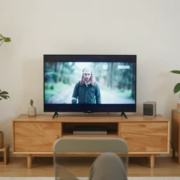 a man wearing a tv