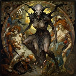 the platonic ideal of dementor carnage, detailed, intricate, hyperrealism, intense, scary art by brock hofer and artgerm and greg rutkowski and alphonse mucha