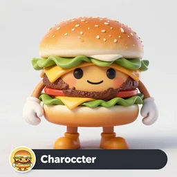 an anthropomorphic hamburger as a new street fighter character, screenshot, character select
