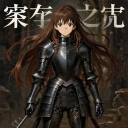 baroque oil painting japanese light novel cover illustration lotr anime key visual full body action shot | young girl black military crusader armour with long flowing brown hair | symmetrical perfect face fine detail delicate features quiet gaze | gapmoe kuudere moody lighting bokeh high contrast | trending pixiv fanbox | by greg rutkowski makoto shinkai takashi takeuchi studio ghibli