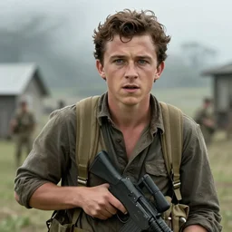 Tom Holland starring in Saving Private Ryan