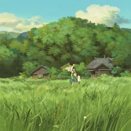 landscape by miyazaki, by frank holl