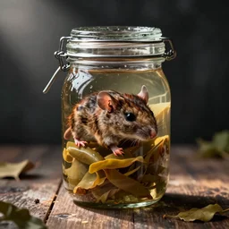 pickled rats in a jar