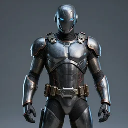 A dope superhero armor, cool lighting, realistic photo, concept art