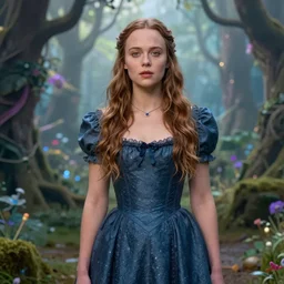 Alicia Vikander as Alice in wonderlanf by Mark Ryden highly detailed
